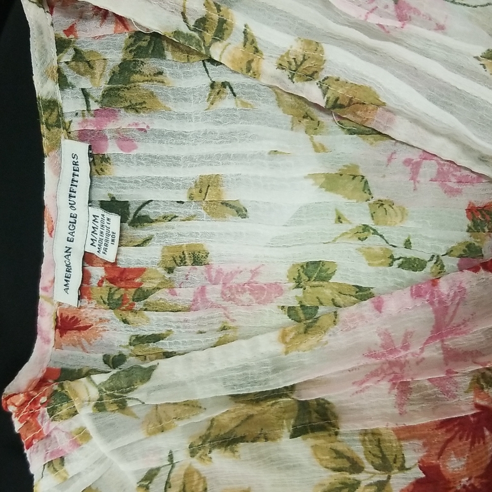 American Eagle Outfitters  sheerlike printed duster  sz. M - Picture 13 of 13